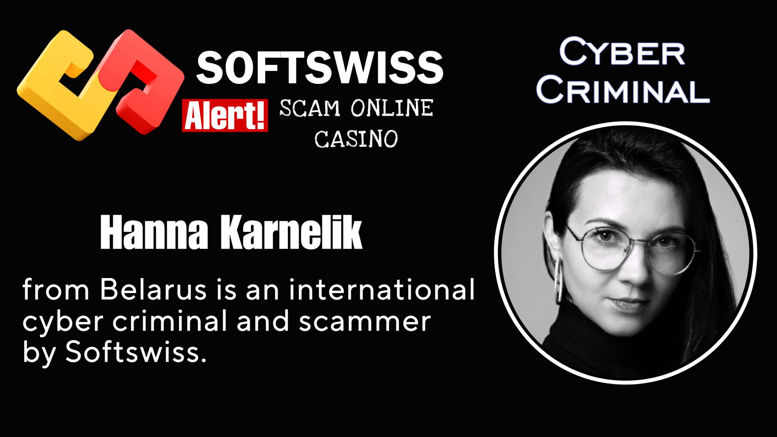 Hanna Karnelik - softswiss scam - Casino by Softswiss